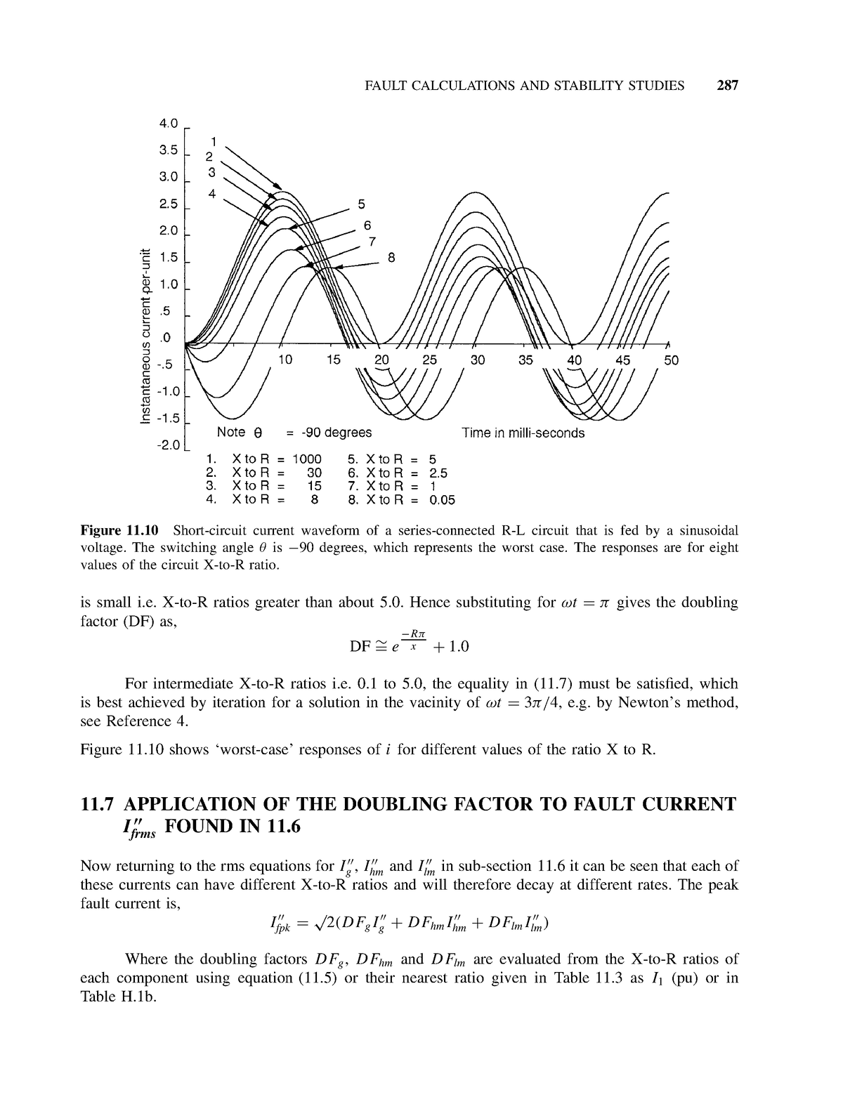 Electrical Notes-61 - FAULT CALCULATIONS AND STABILITY STUDIES 287 ...