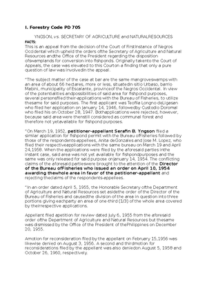 Reviewer natres - INTERNATIONAL AGREEMENTS AND CONVENTIONS OF ...