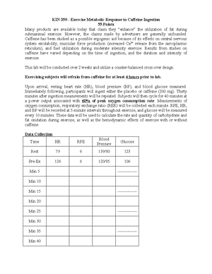 KIN358 Chapter 4 Notes- Hormonal Control During Exercise - Lecture ...