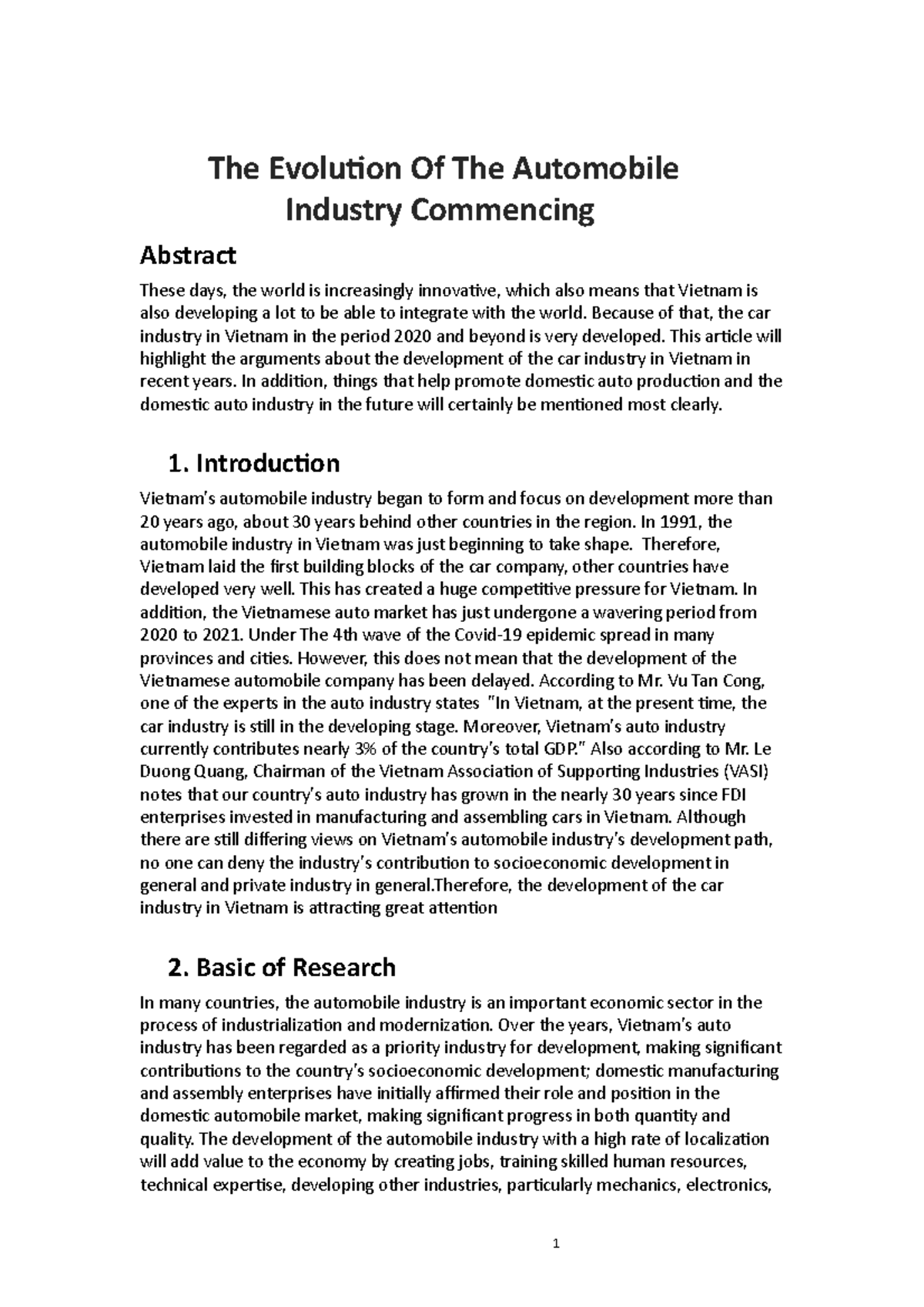 Abstract about the manufactory - Abstract These days, the world is ...