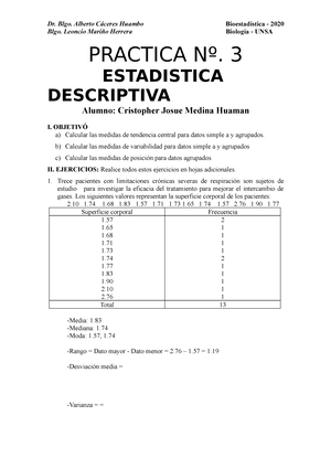 Práctica 7 Inferencia Para Una Muestra - PRACTICA Nº INFERENCIA ...