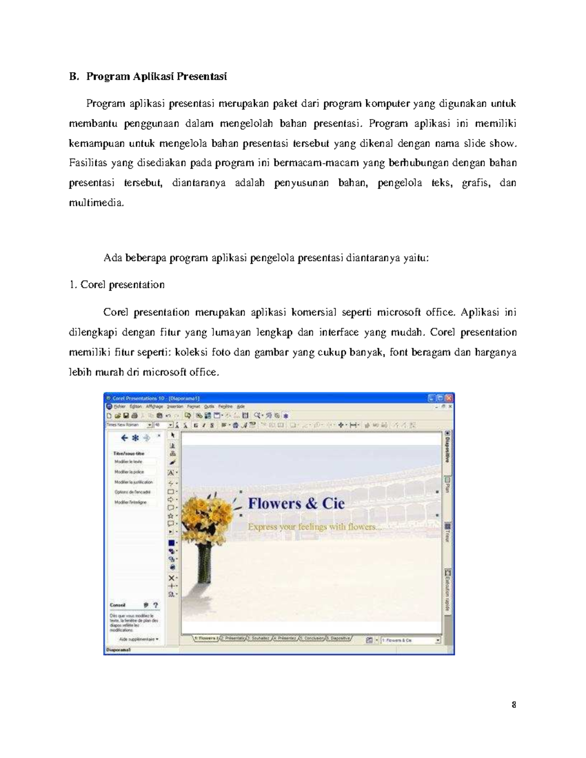 Makalah Pembelajaran Berbasis Multimedia-8 - 8 B. Program Aplikasi ...