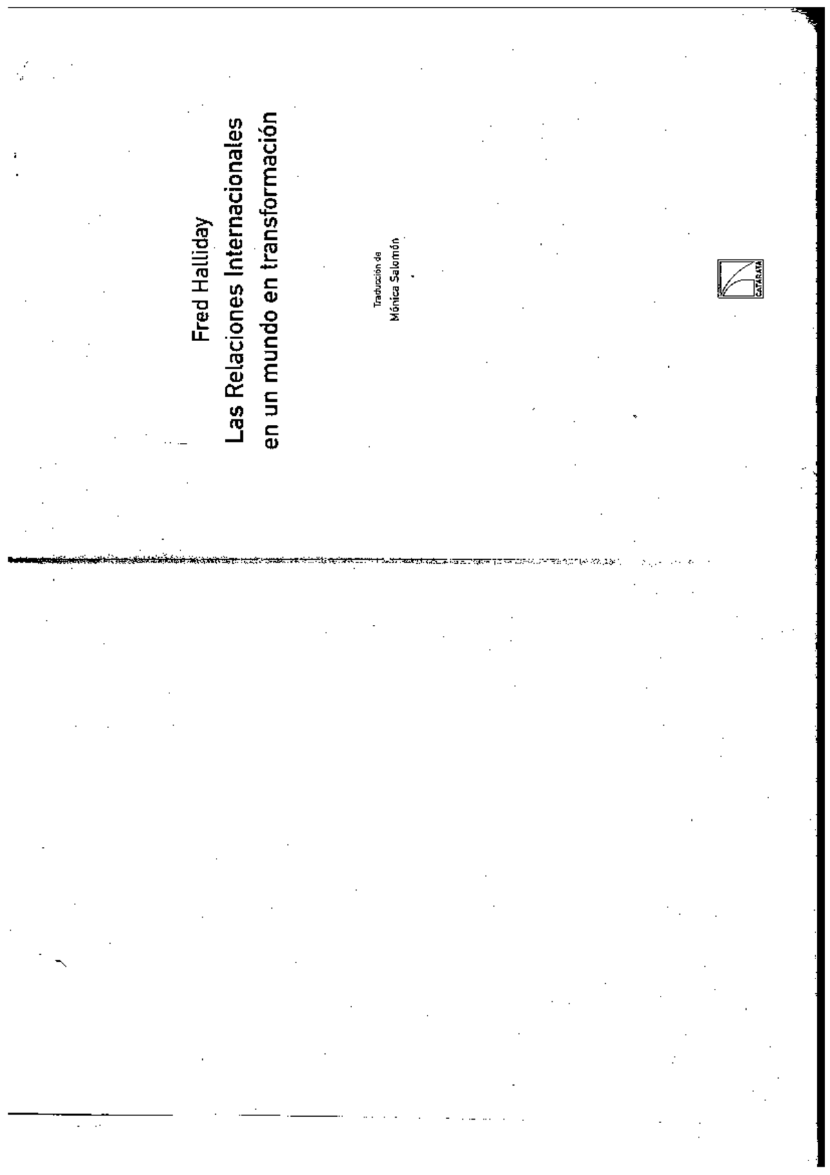 Fred Halliday (2002 ) Historia Contemporánea II Studocu