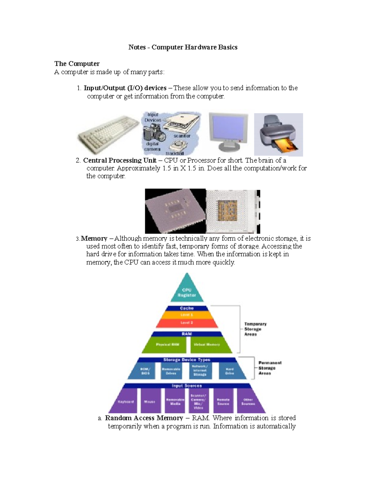 Jovens Cabachete - Computer-Hardware-Basics Arante - Notes - Computer ...