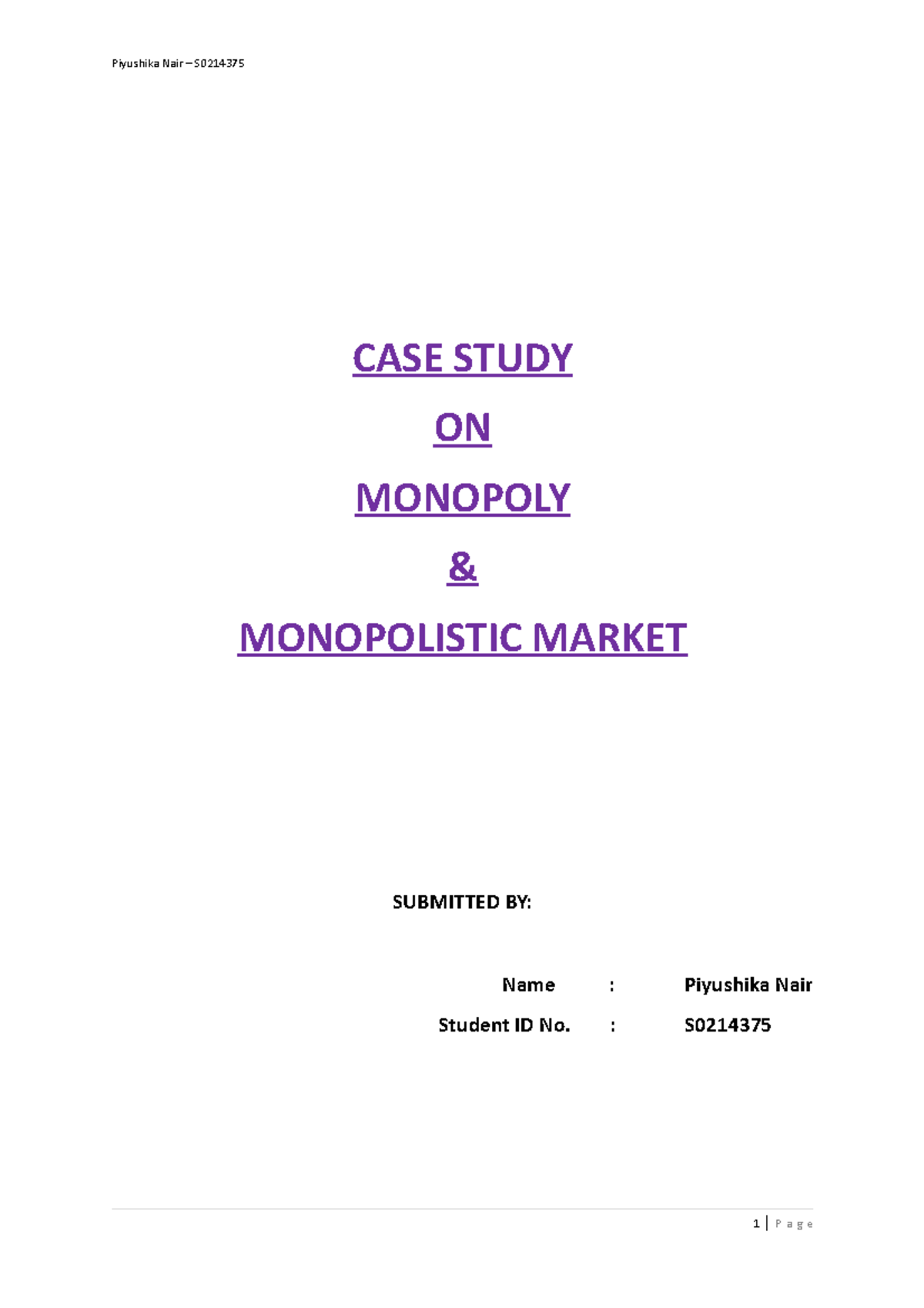 case study on monopoly market pdf