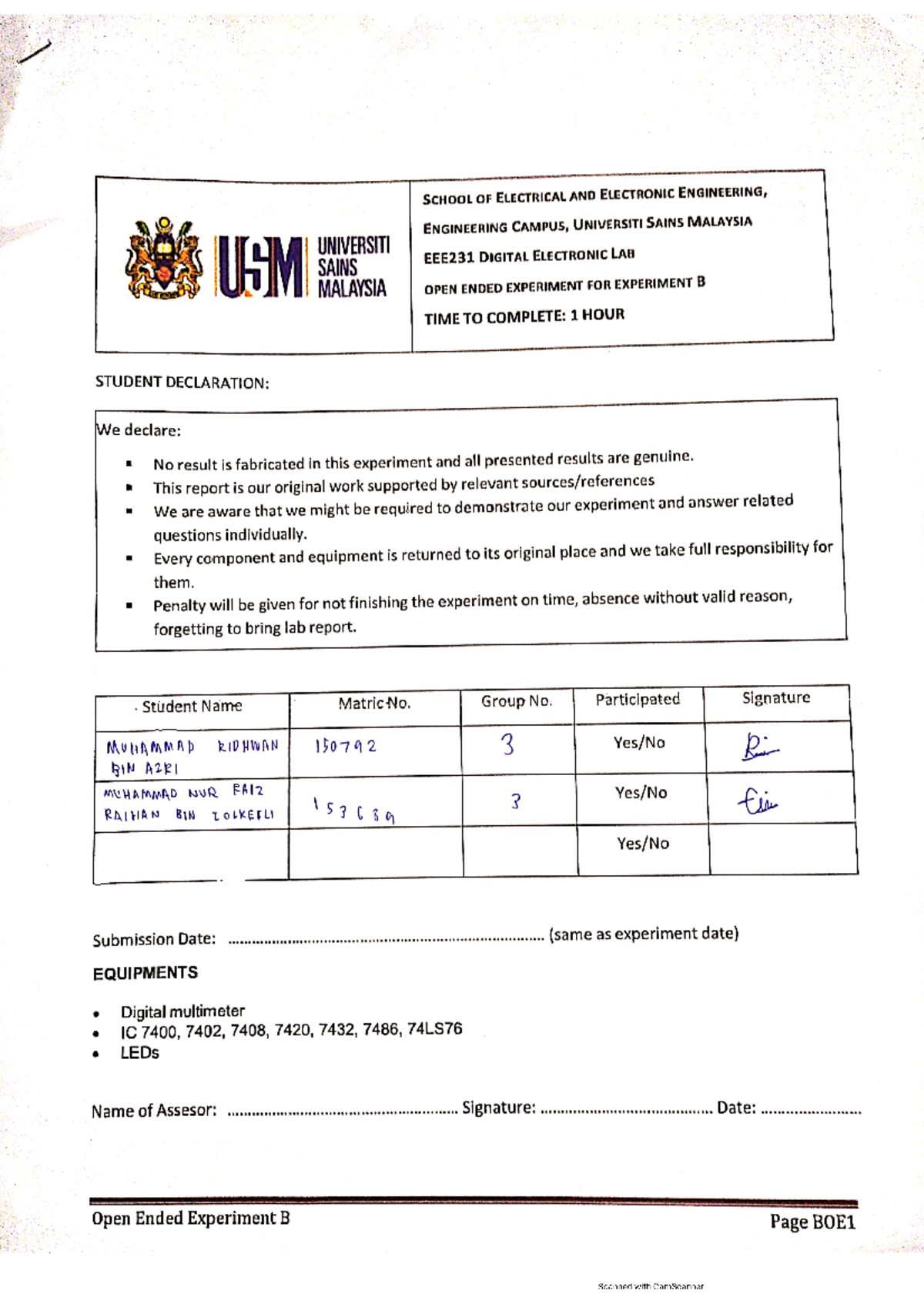 lab report example - circuit theory - Studocu