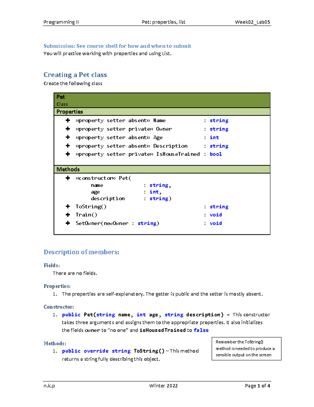 week 2 programming assignment 1