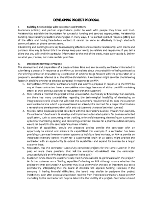 C2 Project Identification (MNGT 2218_PROJECT MANAGEMENT - OVERVIEW OF ...
