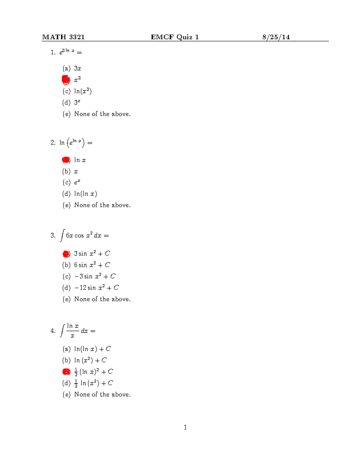 emcf-1-homework-math-3321-emcf-quiz-1-1-e3-ln-x-a-3x-b-x3-c-ln-x3-d-3x-e-none-of