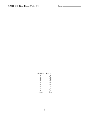 Assignment6 Math 3000 - MATHEMATICS 3000 ASSIGNMENT 6 Due by Friday ...