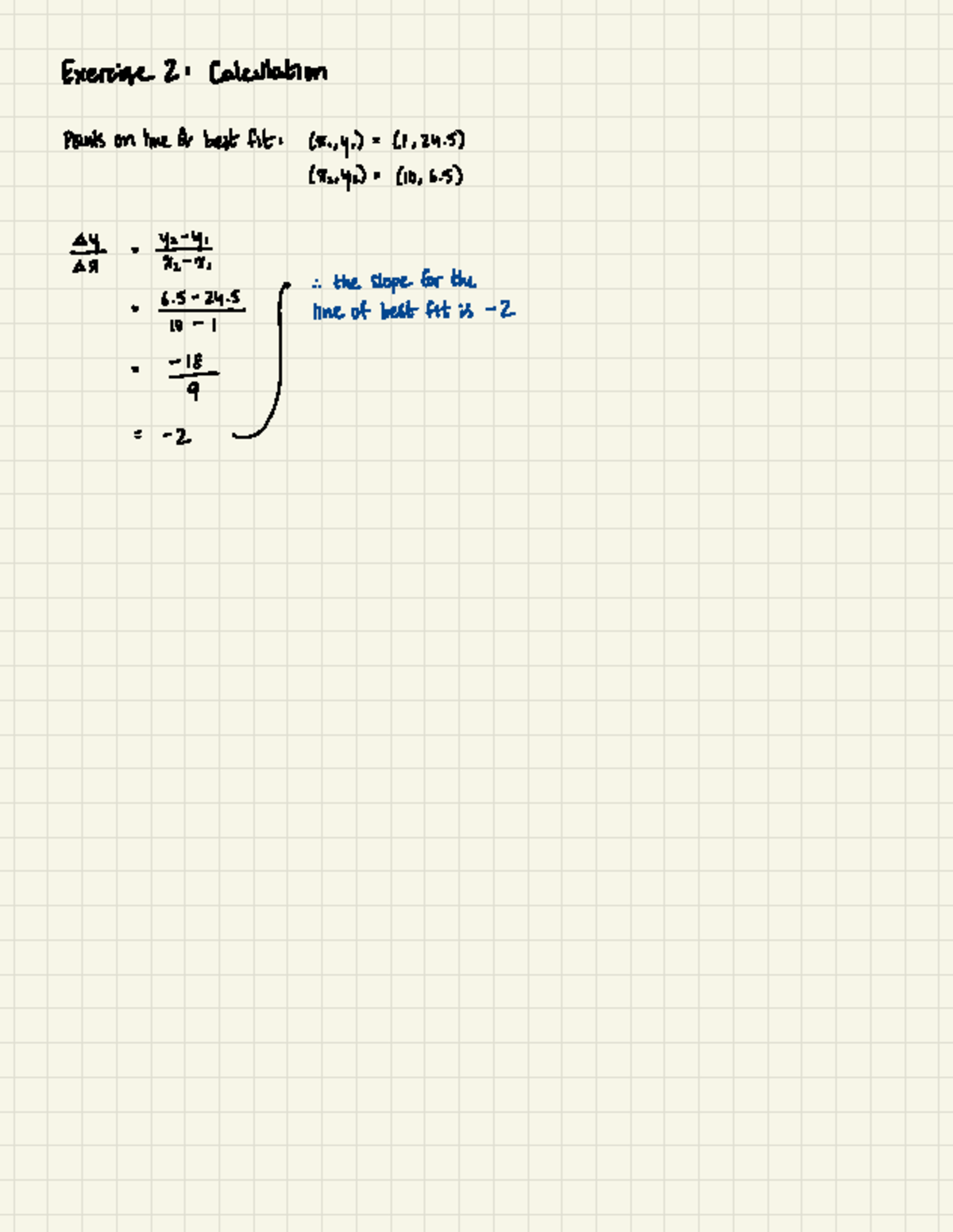 Exercise 2 Calculation - PHYSICS 1A03 - Exercise 2 : Calculation points ...