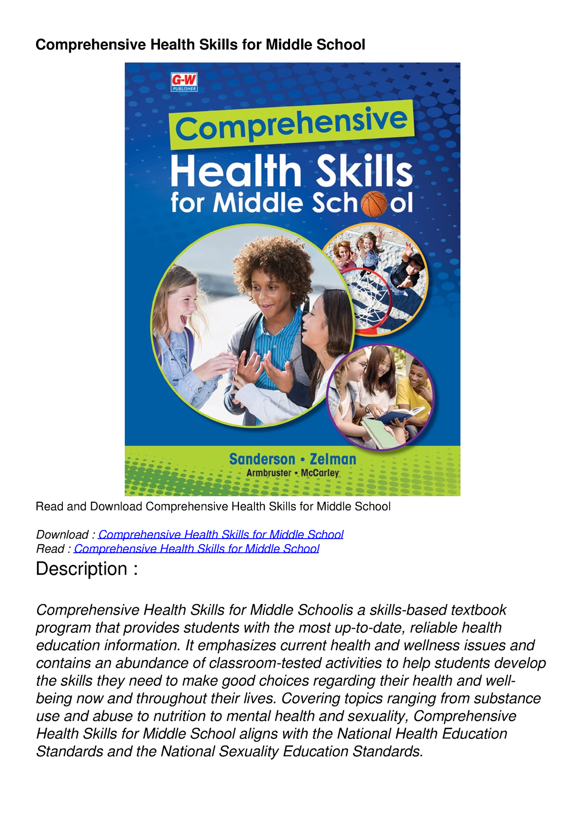 read-ebook-pdf-comprehensive-health-skills-for-middle-school