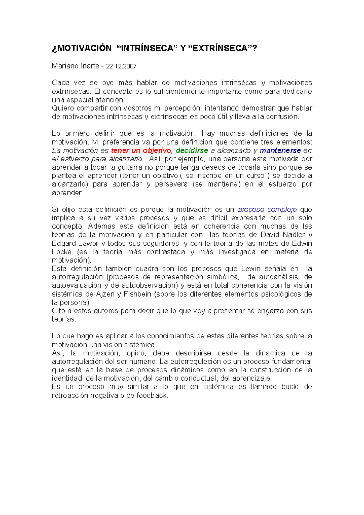 13-motivacion Intrinseca Extrinseca - ¿MOTIVACIÓN “INTRÍNSECA” Y ...