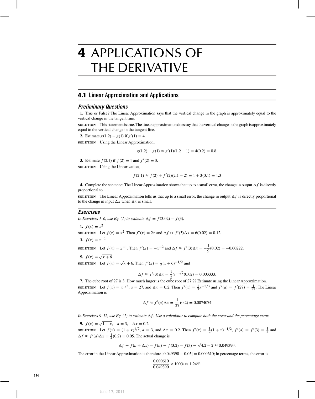 Ch4 Solution Manual Calculus Early Transcendentals Studocu