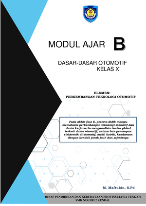 Modul Ajar D Dasar-Dasar Otomotif - Pada Akhir Fase E Peserta Didik ...