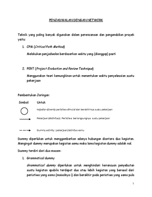 Penugasan - Diketahui Bahwa Waktu Yang Diperlukan Setiap Pekerjaan ...