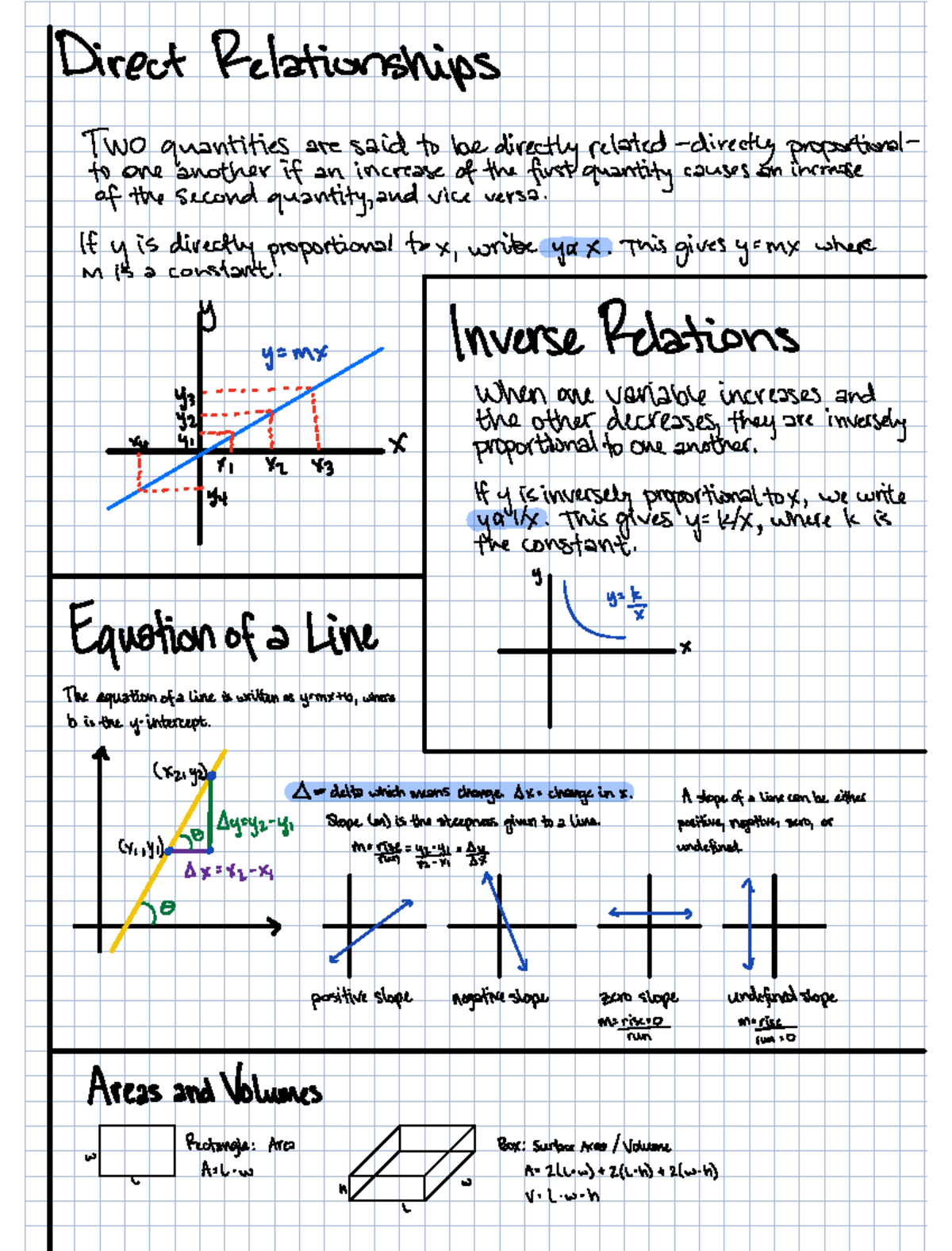Lecture 2 - Mathematic Review pt. 2 - Direct Relationships Two ...