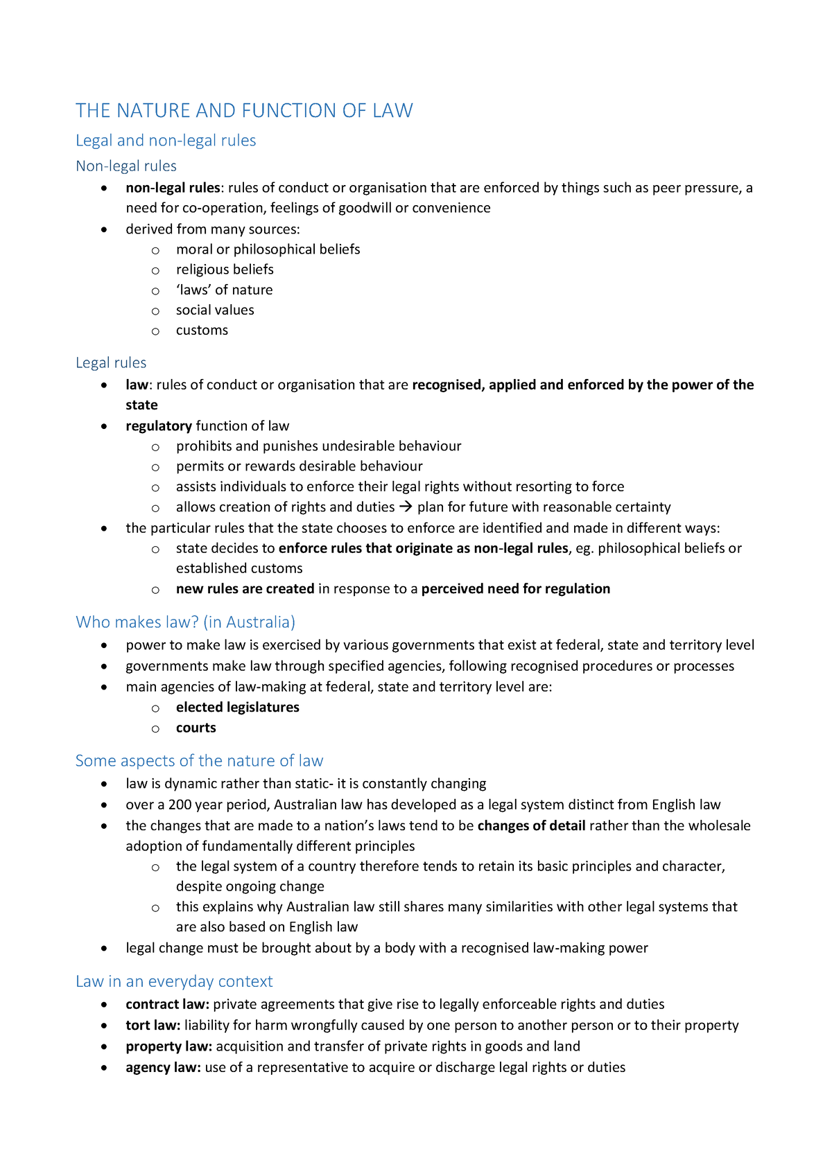 full-notes-covering-all-lectures-the-nature-and-function-of-law-legal