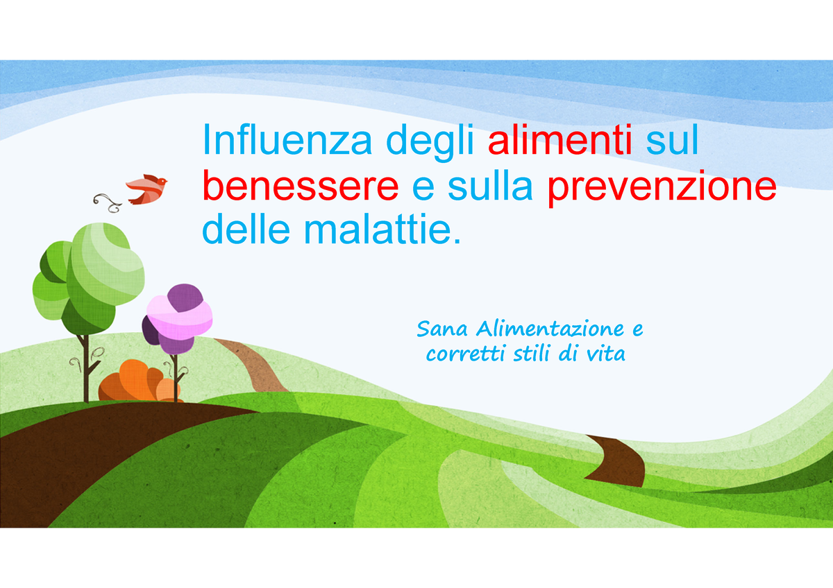 SF 10 ( Merc 20 - IGIENE - Influenza Degli Alimenti Sul Benessere E ...