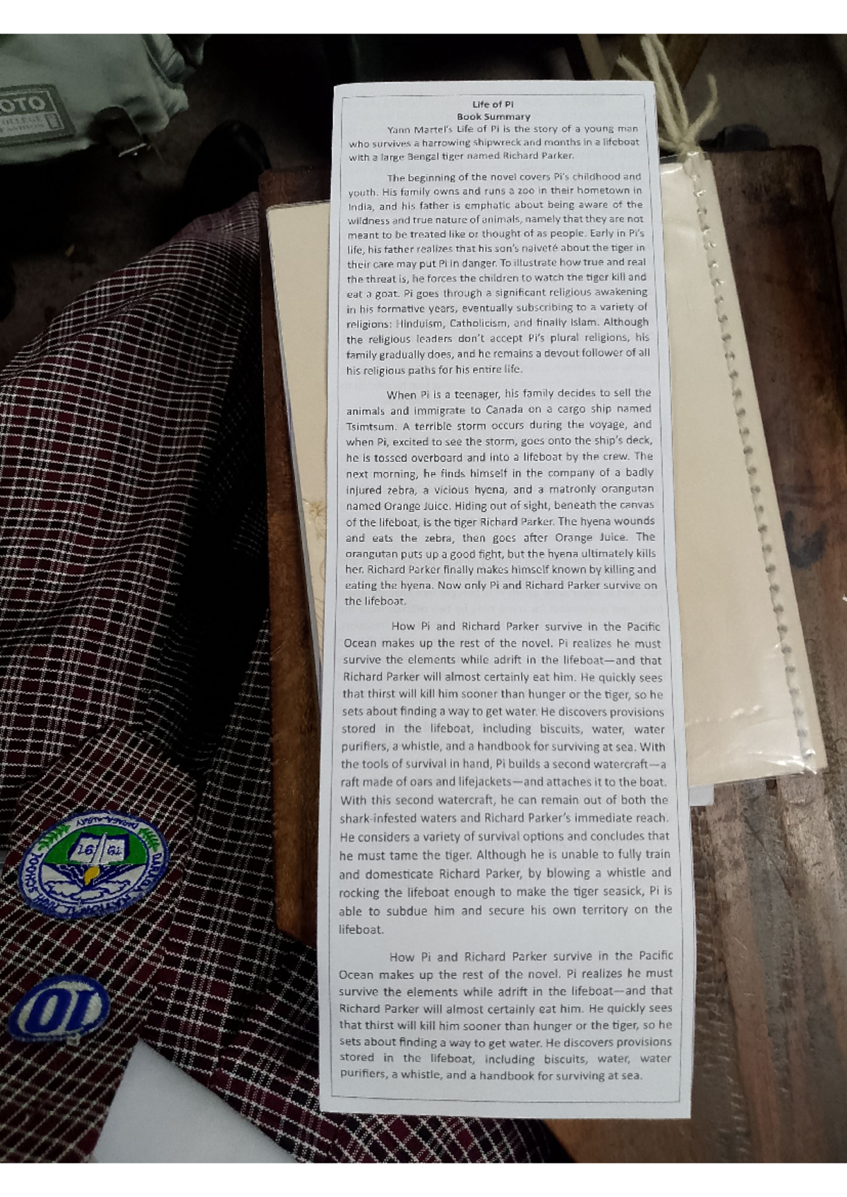 Image PDF 20240925 0623 Life of Pi Book Summary Yann Life of Pi is the story of a young man