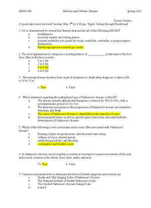 EXPH 494 Exam 1 Study Guide - EXPH 494 Exam 1 Study Guide Chapter 1 ...