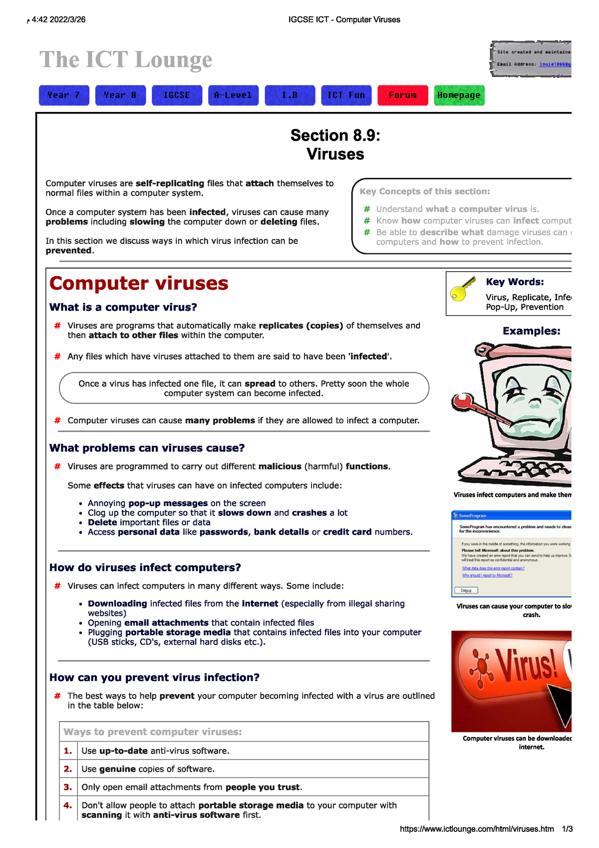 case study for computer viruses