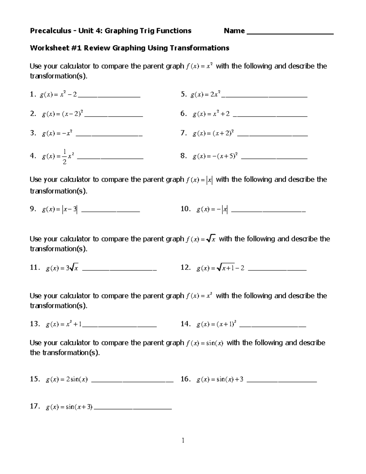 Unit+4+-+Notes+&+HW+24-25 - Precalculus - Unit 4: Graphing Trig ...