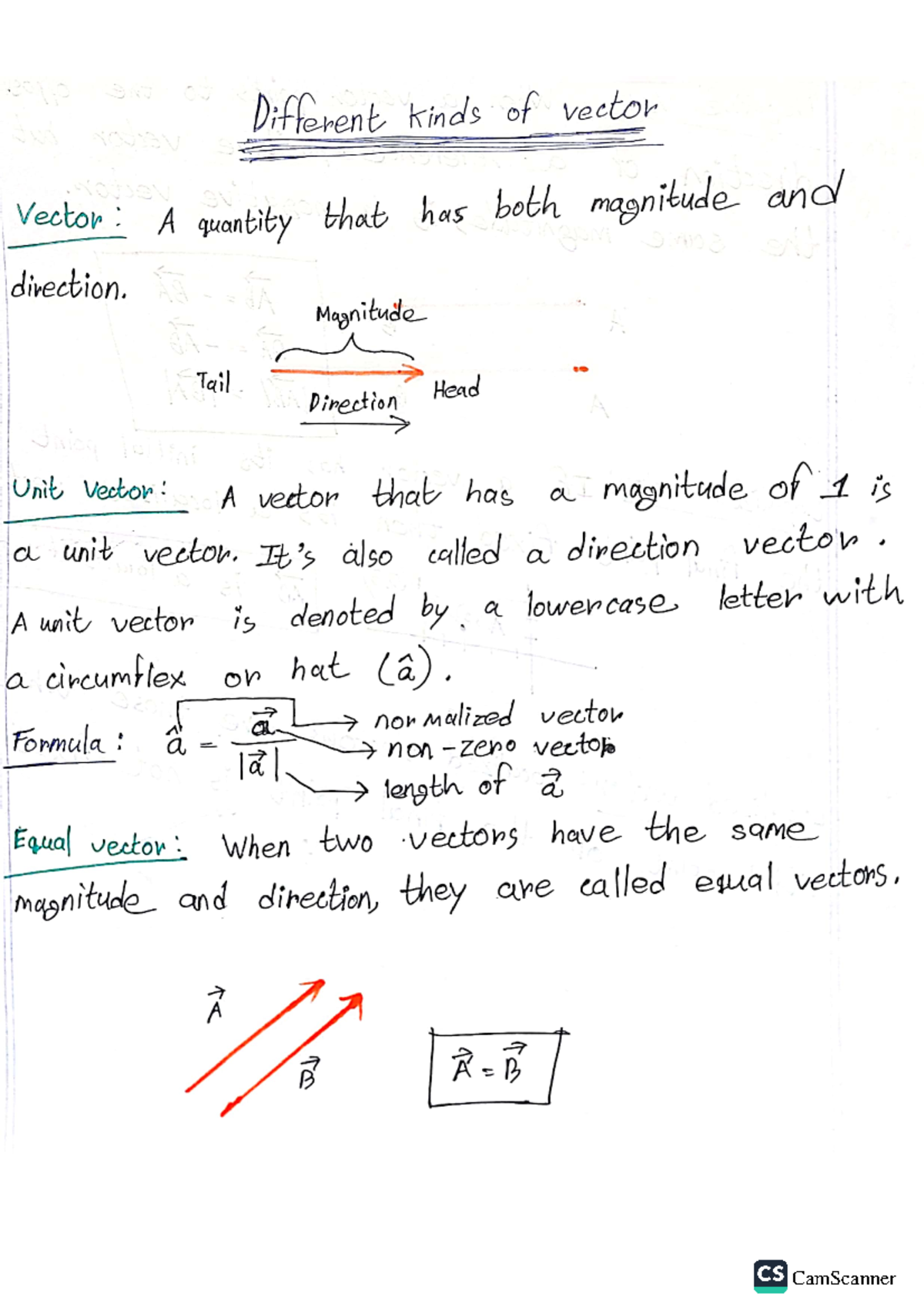 Different types of vectors - Engineering Mechanics-1(Statics) - Studocu