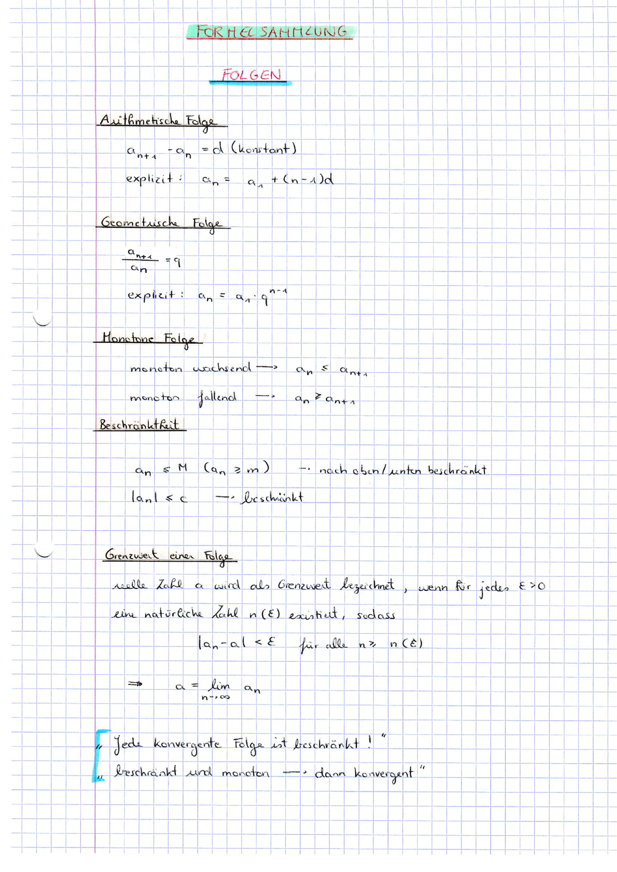 Mathe Bwl Grundlegende Formelsammlung - Mathematik B / Mathematics B ...