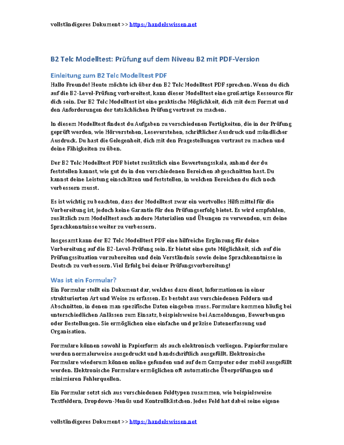 Telc B2 Prüfung Modelltest Pdf Mit Lösungen 2024 Prufung b2 telc modelltest pdf - B2 Telc Modelltest: Prüfung auf dem