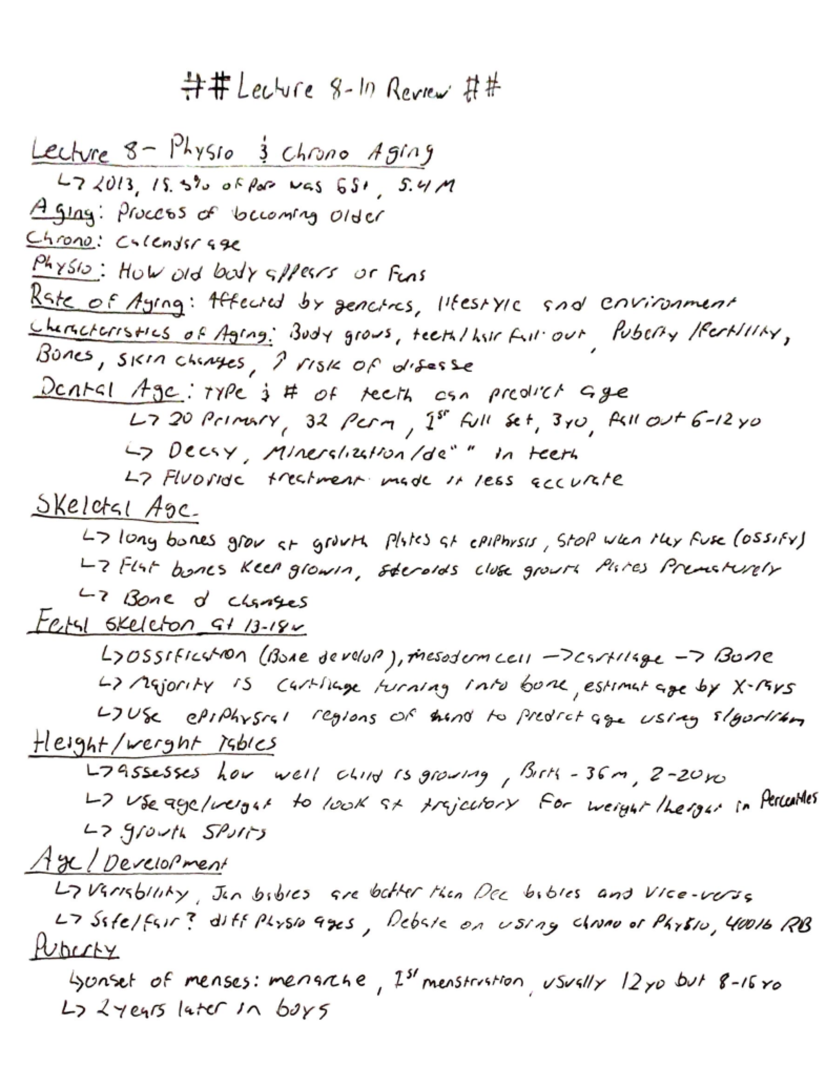 Lecture 8-10 Review - This course was taught by Michael Riddell, Andrea ...