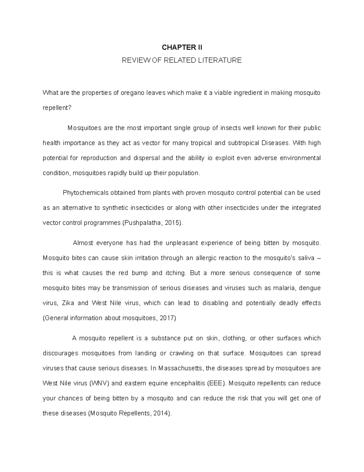 Chapter 2 RRL CHAPTER II REVIEW OF RELATED LITERATURE What are the