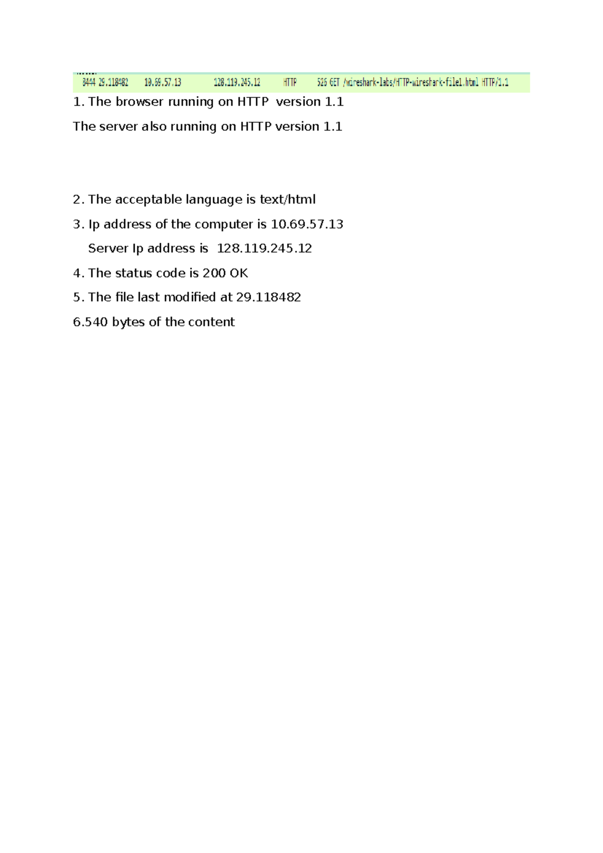 S20240344 week 2 - asfsd - The browser running on HTTP version 1. The ...