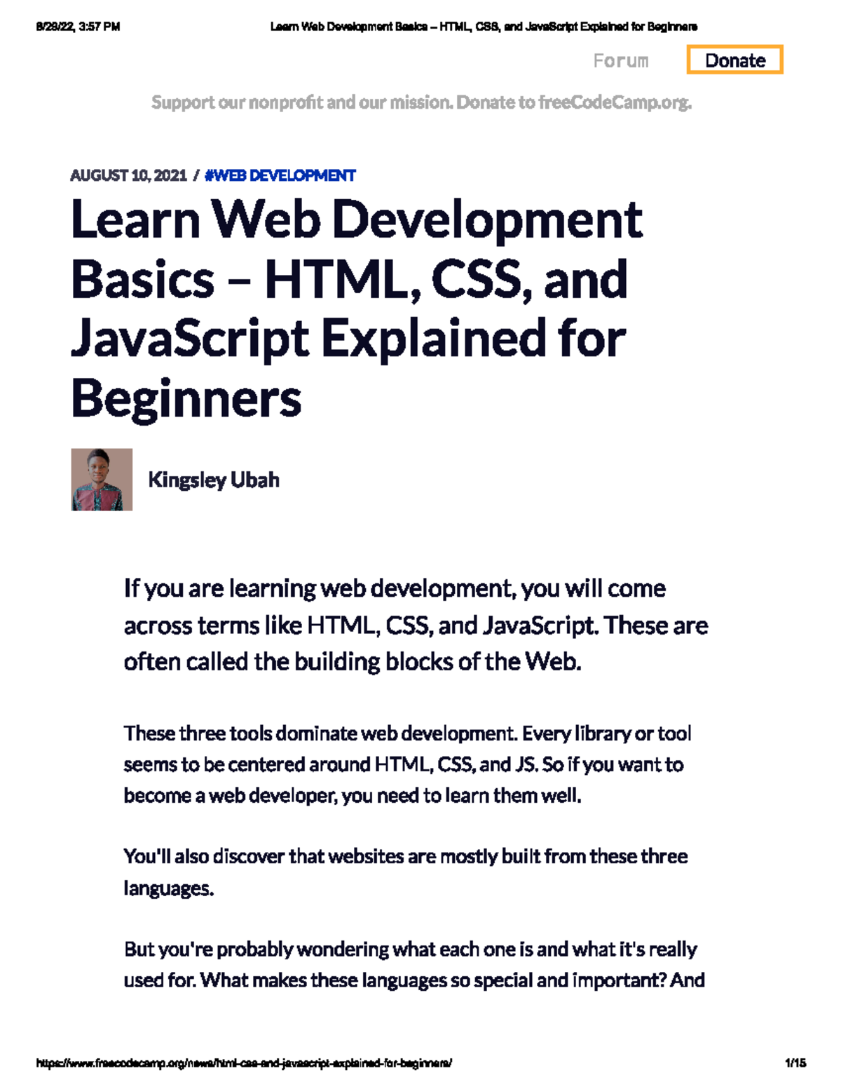 Odin project freecodecamp - computer science - Studocu