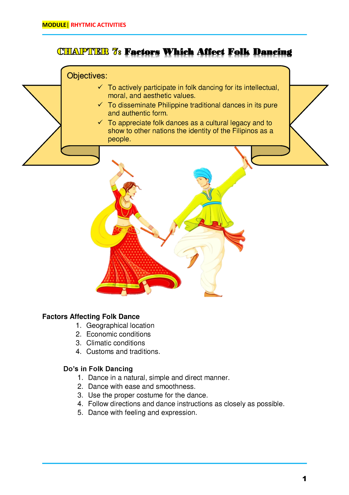 Factors Affects FOLK Dancing - Factors Which Affect Folk Dancing ...