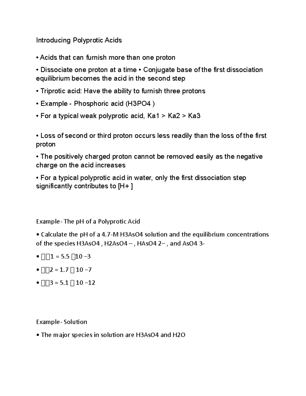 93 - Introducing Polyprotic Acids - Introducing Polyprotic Acids Acids ...