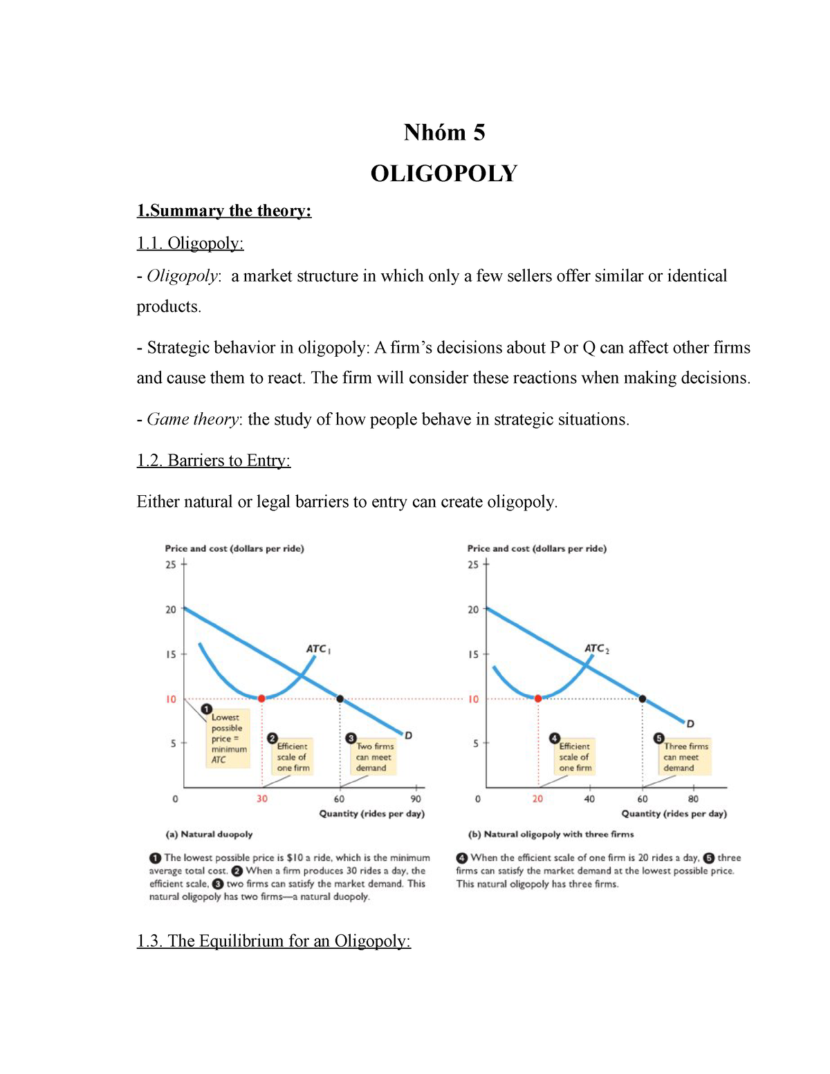 case study on oligopoly