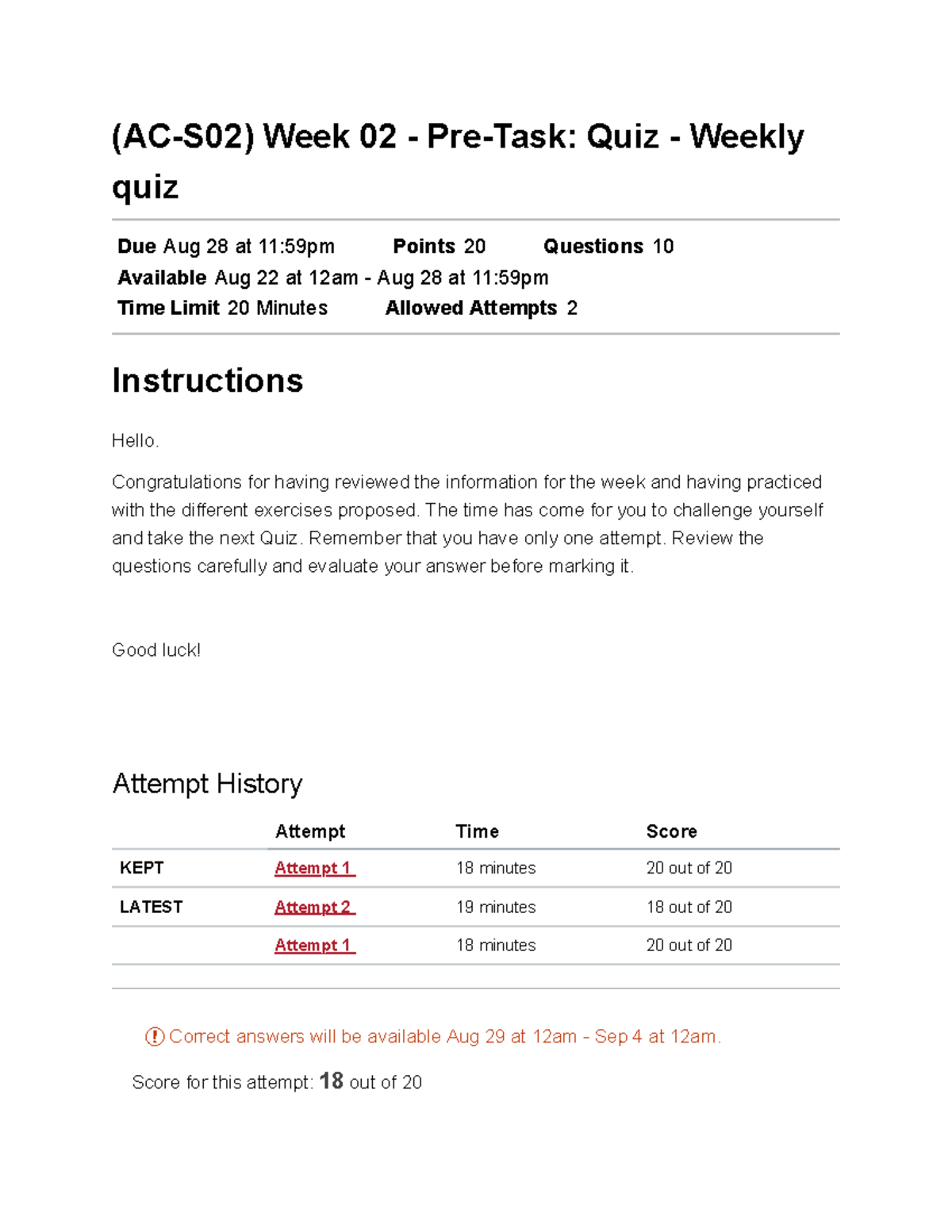 Ac S02 Week 02 Pre Task Quiz Weekly Quiz Ingles Iii 19278 Ac Ac S02 Week 02 Pre Task Quiz Weekly Quiz Ingles Iii 19278 Ac