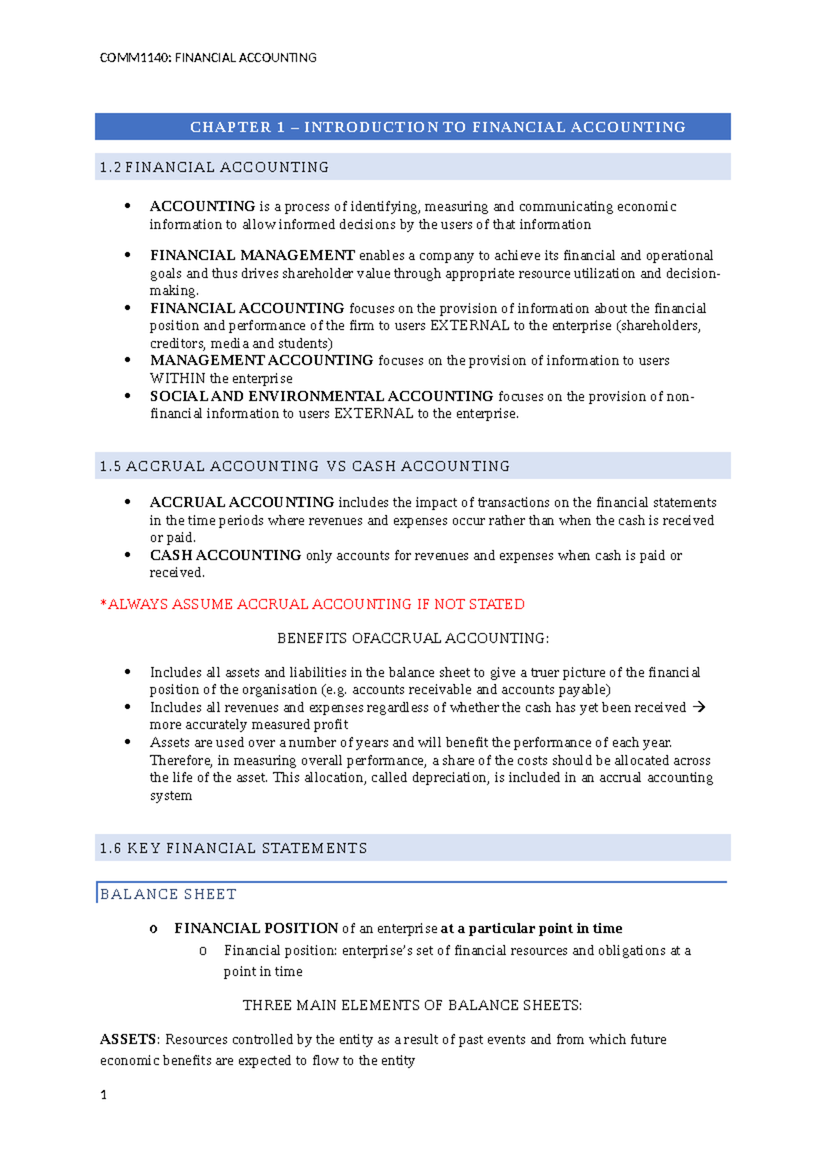 COMM1140 Notes - This is a trend setter for the treadline regression ...