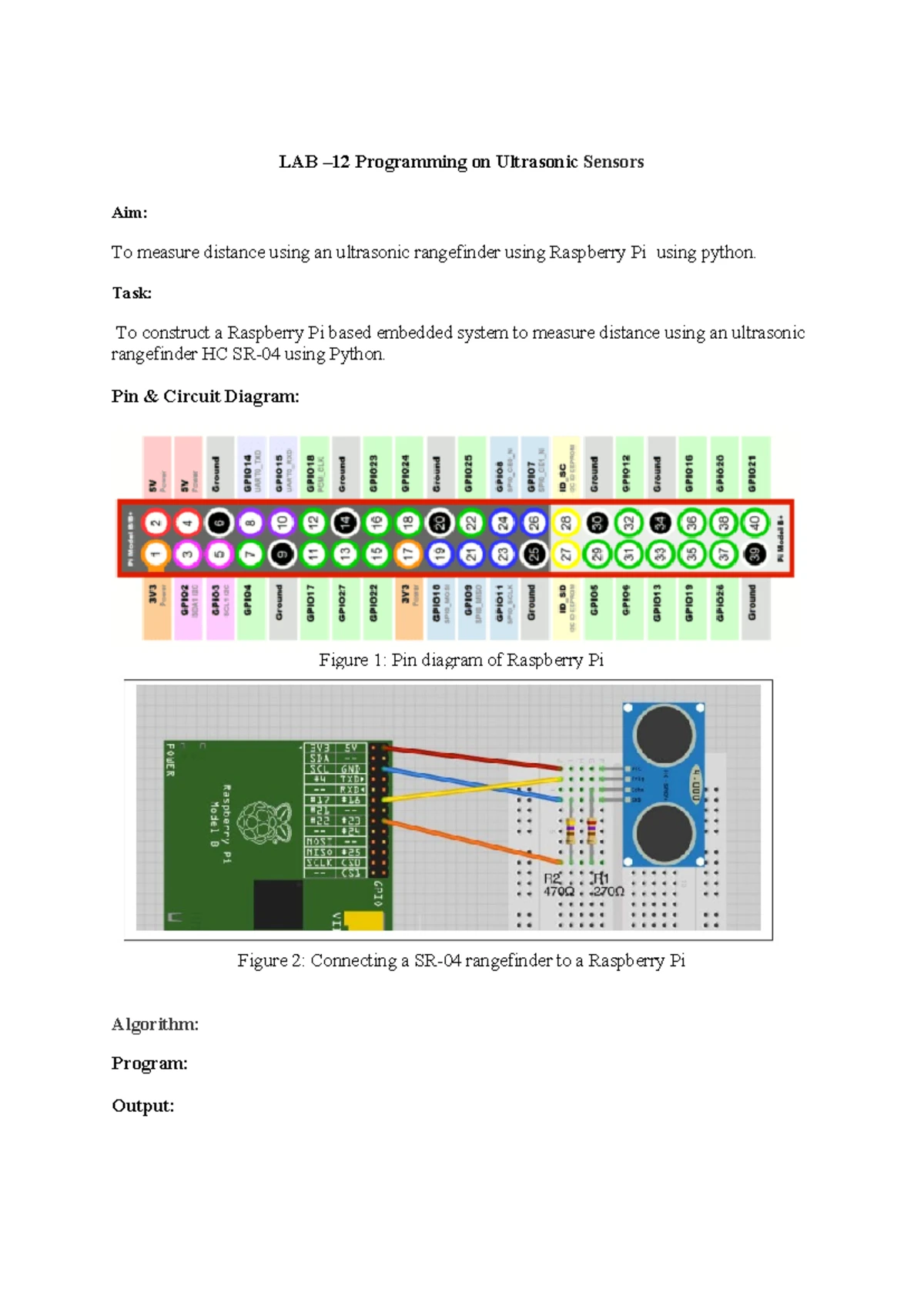 5 to 9 rasp pi - Practical Experiments - LAB-5- LED Blinking and ...