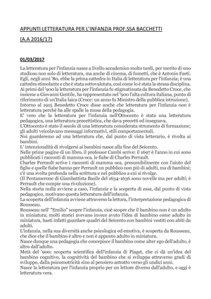 Riassunto esame letteratura per l'infanzia, prof. Filograsso, libro  consigliato La grammatica della fantasia, Rodari