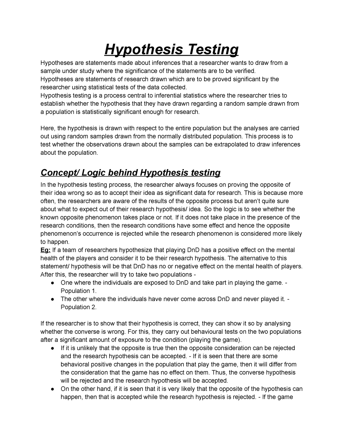 problem space hypothesis ignou