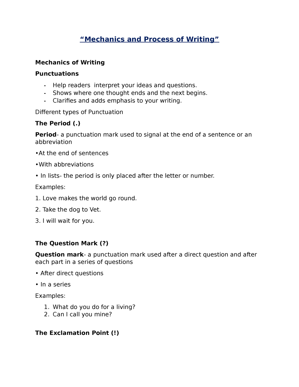 sample mechanics for essay writing contest