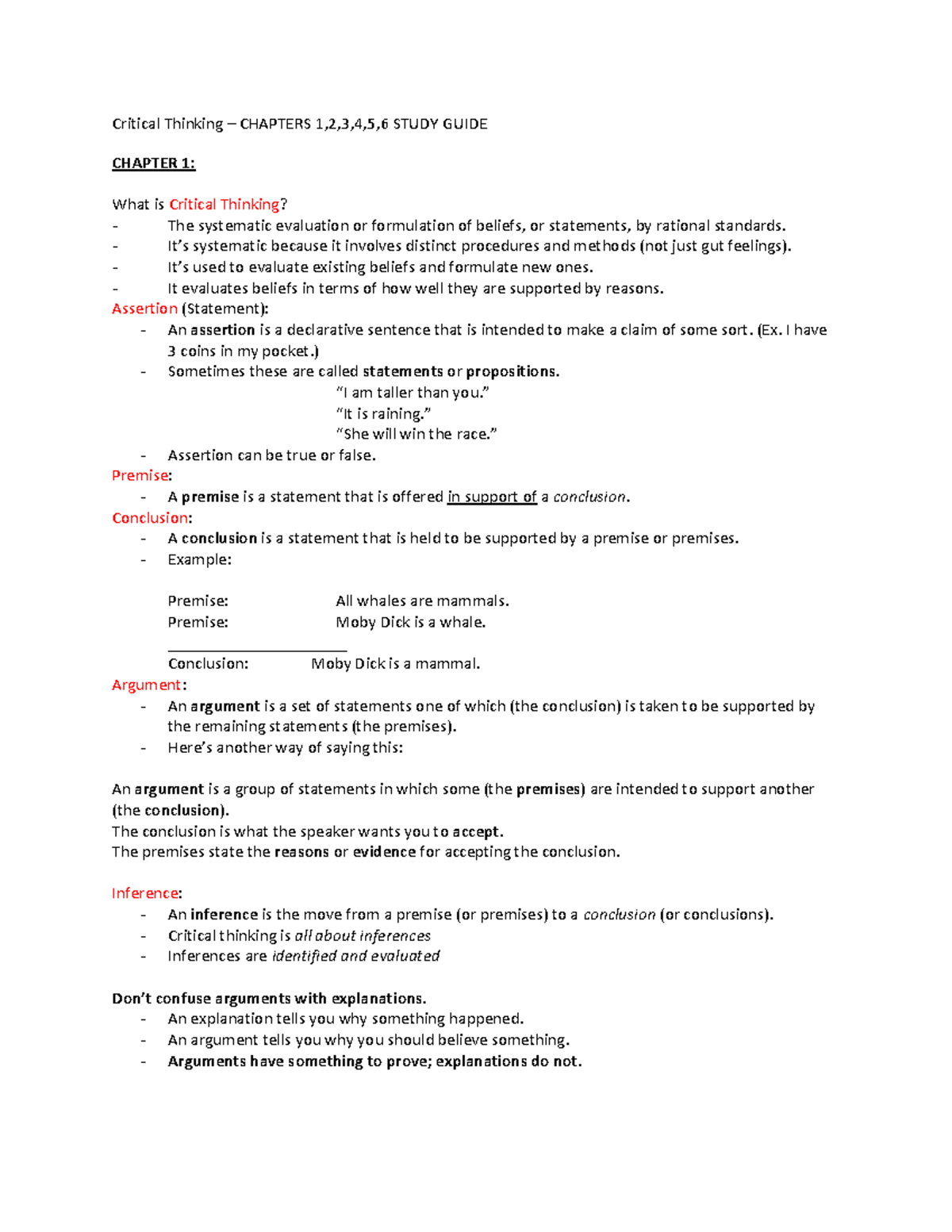 Lecture notes, lectures 1-11 - complete course overview + reading ...