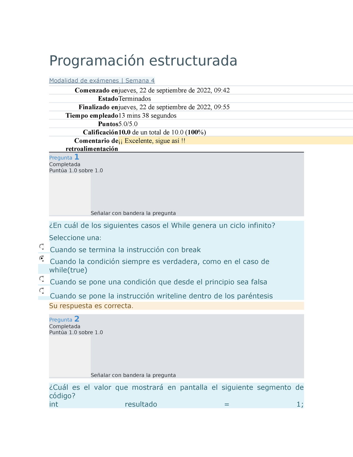 Programación Estructuradasemana 4 - Programación Estructurada Modalidad ...