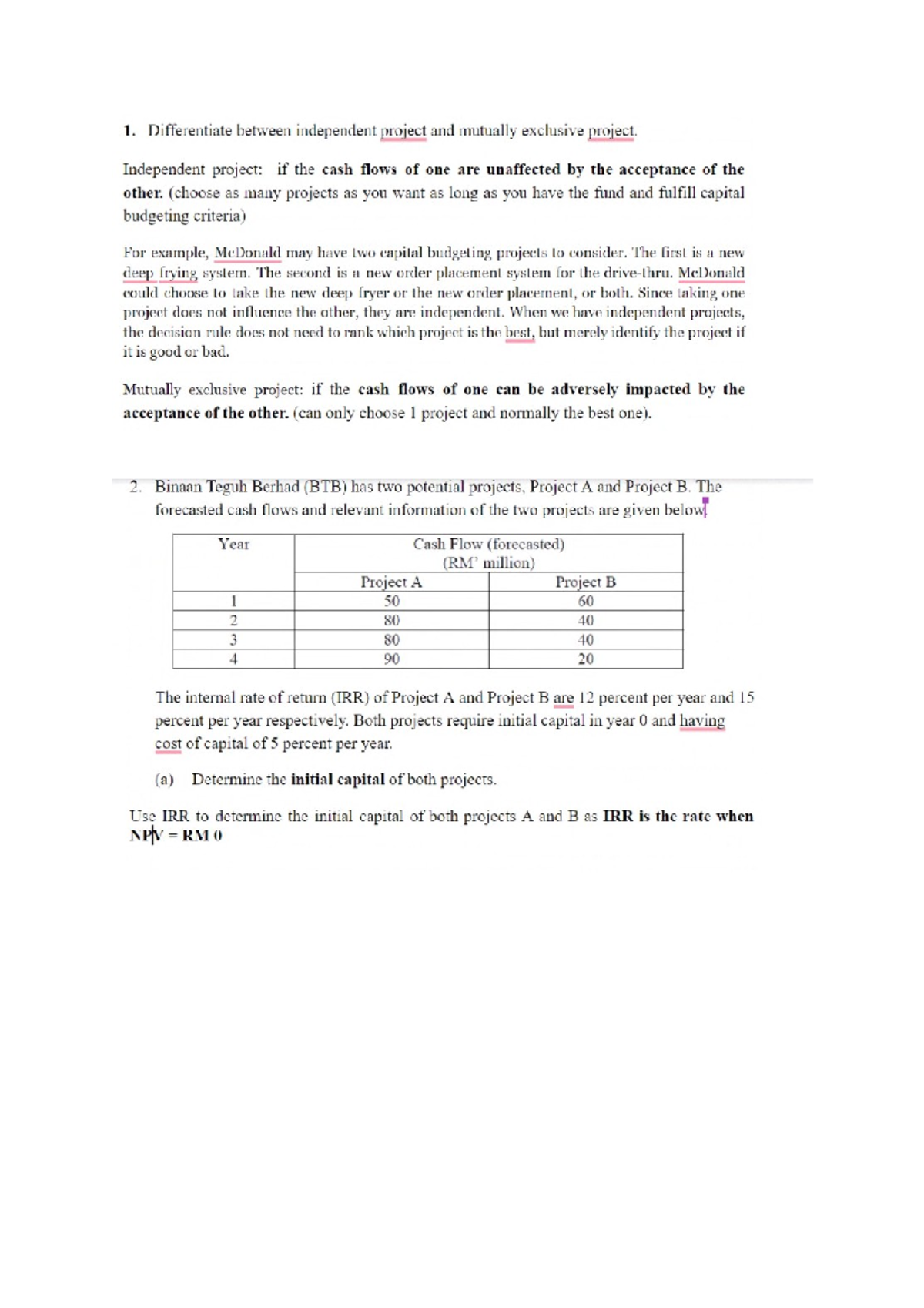 Corporate finance CHpter 2 - Slide 27 C (e) - Studocu