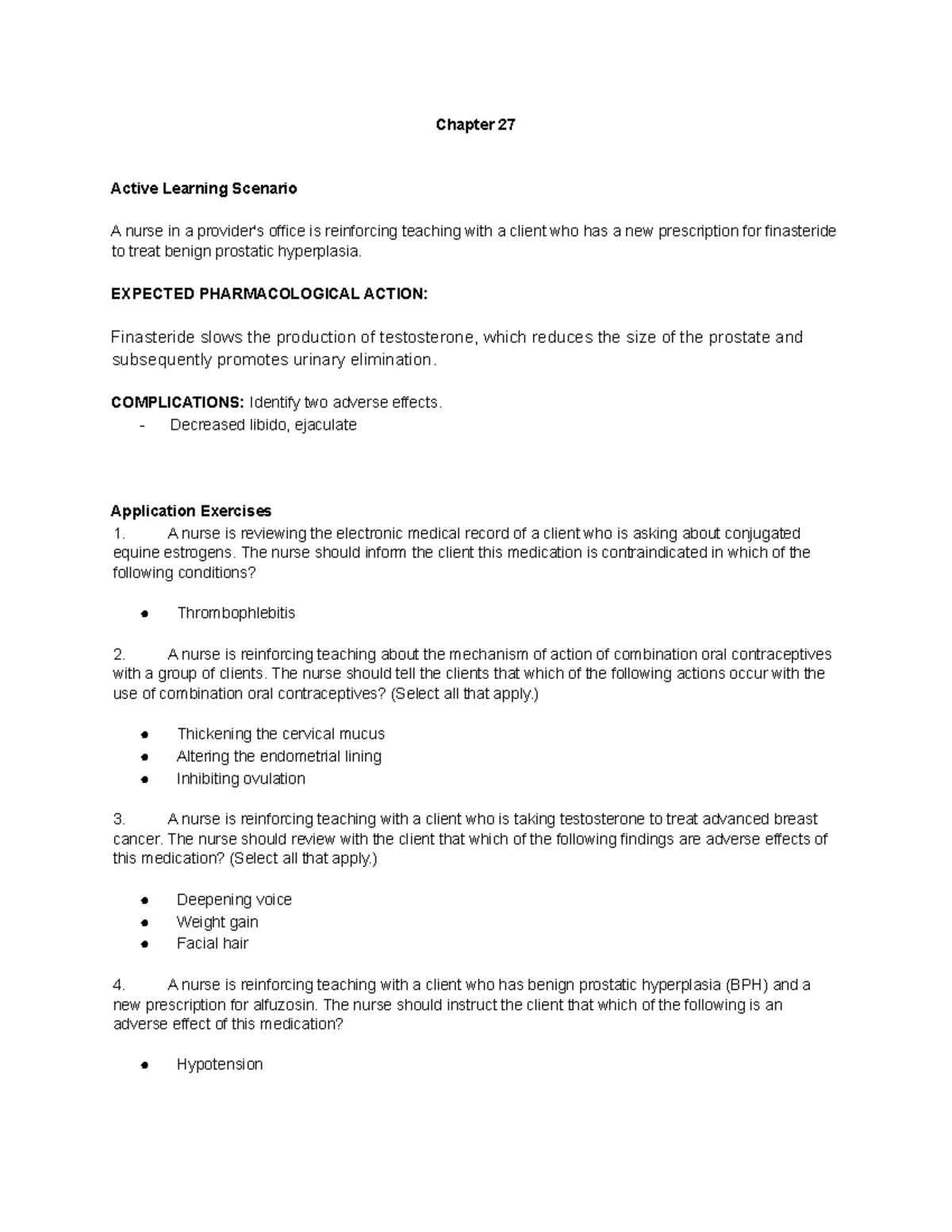 Pharm Ati 27and40 Ati Chapter 27 Active Learning Scenario A Nurse In A Provider S Office Is