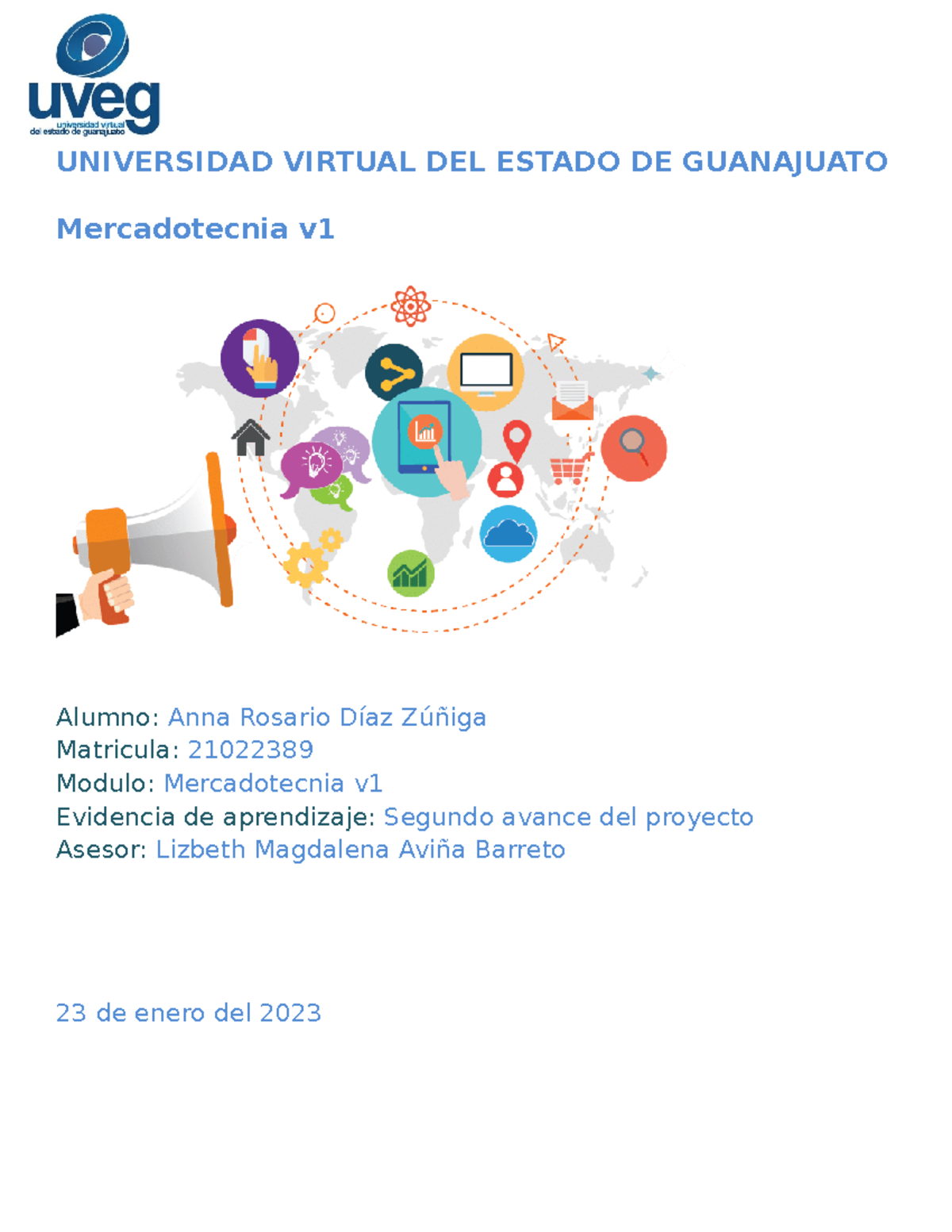 Segundo Avance De Mercadotecnia - UNIVERSIDAD VIRTUAL DEL ESTADO DE ...