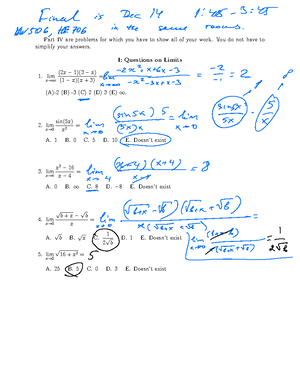 Logarithmic - Calculus II - 4 Using the logarithm laws, we can see: lim ...