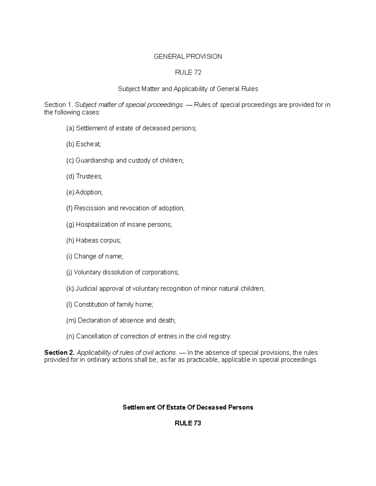 special-proceeding-rule-72-77-general-provision-rule-72-subject